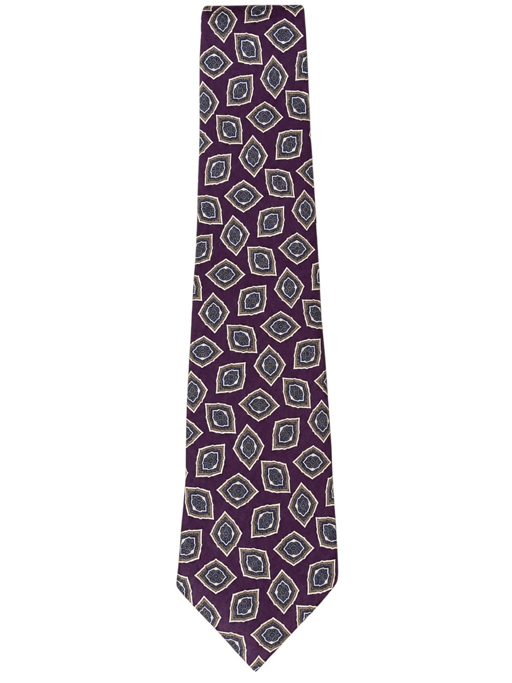 Vintage 1980s Leonardo Strelli made in Italy Silk Tie 58”